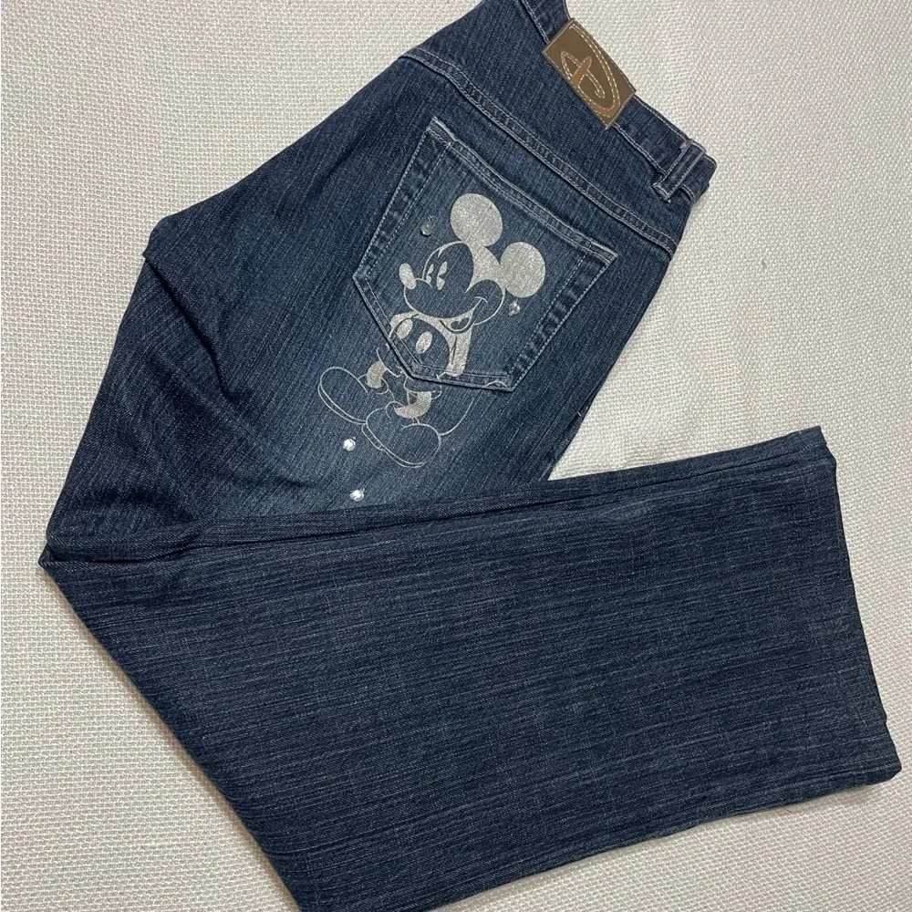 Disney Store Mickey and Minnie jeans - Picture 1 of 11